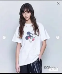 【6(ROKU)】 MICKEY/Tシャツ 新品タグ付き
