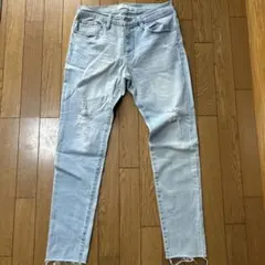 ジーンズ、デニムパンツ AZUL スキニー ストレート スリム ジーパン