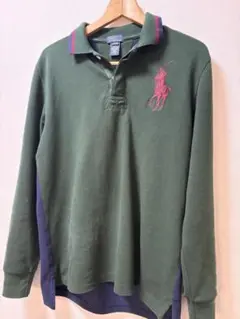 ラルフローレン POLO ビックポニー 長袖 グリーン 3 XL