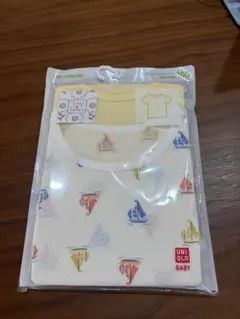 UNIQLO コットンメッシュインナーT 100サイズ 2枚組