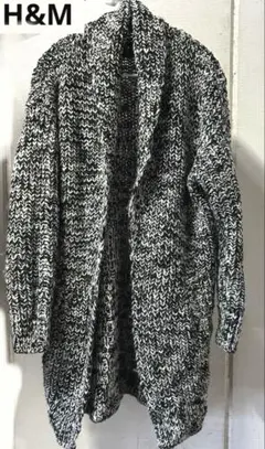 H&M ツイードロングカーディガ*ELBORN