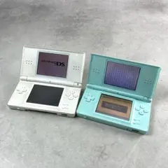 【動作OK】ニンテンドーDS Lite本体 クリスタルホワイト&アイスブルー2台