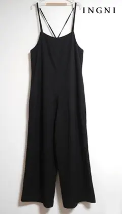 INGNI イング 黒 ブラック サロペット M