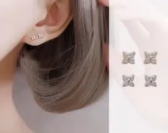 花　ピアス　ミニ　フラワー　上品　大人可愛い　シンプル　入学式　結婚式