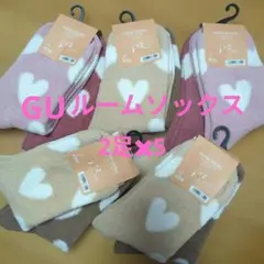GU★新品ルームソックス2足組✖5