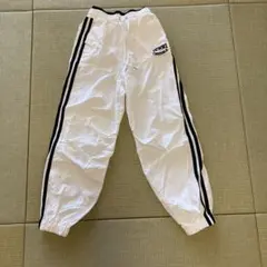 JENNI ホワイト ストライプ ロングパンツ