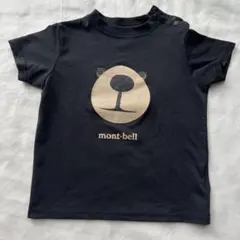mont-bell クマプリント Tシャツ 黒