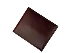 フィーコ ガンゾ ２つ折り財布 お札入れ 茶色 ブラウンレザーウォレット 茶革
