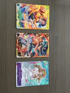 ONE PIECEカードゲーム モンキー・D・ルフィ、サボ、シャーロット・プリン