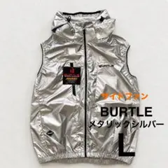 M】バートルBURTLE 空調服 半袖 サイドファン メタリックシルバー