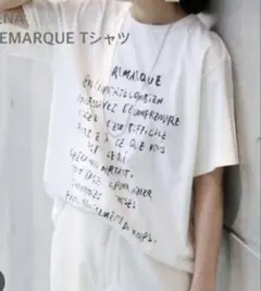 新品未使用 IENA イエナ REMARQUE Tシャツ 綿100%のサムネイル