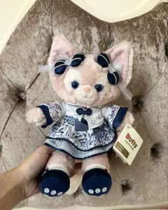 写真子発送❣️上海ディズニー　ブルー&ホワイト　リーナベルssぬいぐるみ 写真子発送❣️上海ディズニー ブルー&ホワイトリーナベルss