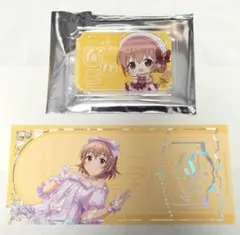 喜多日菜子　箔押しチケットカード　おなまえバッジ