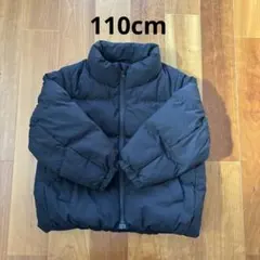 GU ダウン　上着　袖取り外し可能　黒　110cm