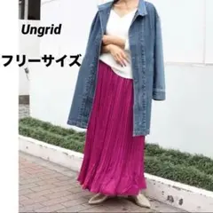 Ungrid ロングプリーツスカート ロングスカート　フリーサイズのサムネイル
