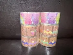 くまのロールシール6個セット