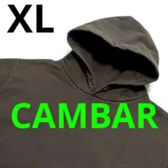 XL 90s 茶 USA製 CAMBAR キャンバー ダブルフェイス パーカー