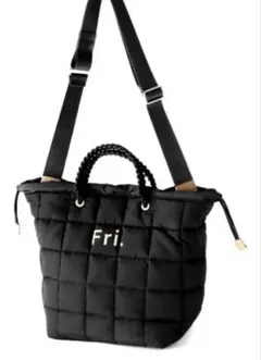 【Trideep】weeklyキルティング2WAYバッグ 金曜日
