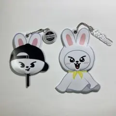 stray kids リノ リービット スキズ うちわキーホルダー 2種