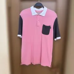 値下げしました♬XLARGE ポロシャツ ピンク グレー バイカラーのサムネイル