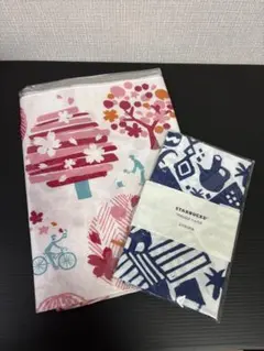 STARBUCKS さくらクロス＆TENUGUIハンカチエチオピアのサムネイル