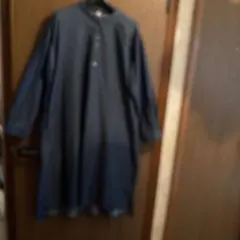 Cloud nine ダークブルー ロングシャツワンピース最終処分1700円‼️