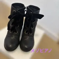 メゾピアノ ブーツ　M ブラック