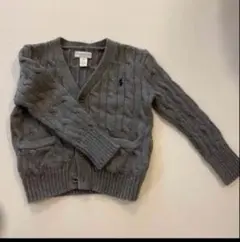 ラルフローレン　18M カーディガン　男女兼用　グレー