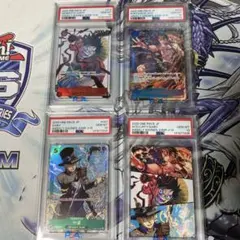 【PSA 4連番】ワンピースカード 週刊少年ジャンプ 応募者全員サービス