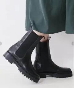 お値下げFRAMeWORK【CORSOROMA9】サイドゴアポリュームブーツ