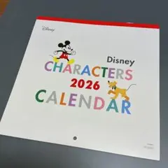 ディズニーカレンダー　ミッキーマウス2026