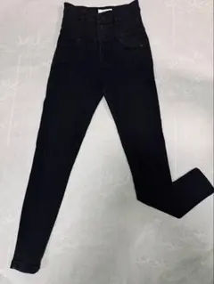 emoda ヌードハイウエストデニム　S 黒