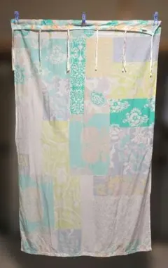 FELISSIMO パッチワーク風 カーテン