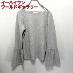 【美品】E HYPHEN WORLD GALLERY フリルスリーブ ニット