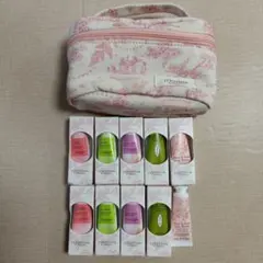 L'OCCITANE 花柄ポーチ　ハンドクリーム10本