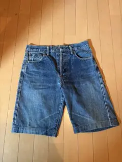 levis デニムショートパンツ バックポケット付き
