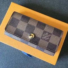 LOUIS VUITTON ダミエ エベヌ ミュルティクレ 4連キーケース極美品