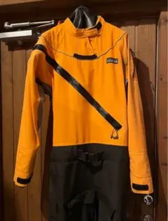 【美品】カヌー　カヤック　ドライスーツ　　　　　　　　6点セット！ カヌー/カヤック用ドライスーツ - BLACK EDITION - Sandiline - 長袖