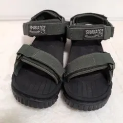 SHAKA 厚底サンダル　カーキ/オリーブカラー