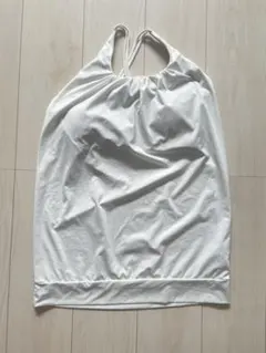 SUKALA ホワイト タンクトップヨガウェアLサイズ