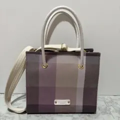 ✨美品✨ブルーレーベル クリストブリッジ チェックショルダーバッグ 2wayのサムネイル