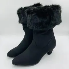 velikoko（ヴェリココ）　2WAYファー付きショートブーツ