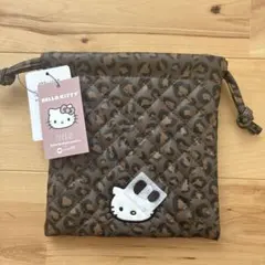 ローリーズファーム　ハローキティ　キティちゃん　キルティングキンチャクポーチ