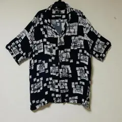 KSUBI スビ オープンカラーシャツ 半袖 アロハシャツ 総柄 Lサイズのサムネイル