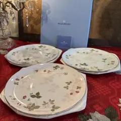 WEDGWOOD ワンダーラストフォーチュン 21cmプレート5枚セット - メルカリ