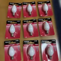 Panasonic 100V1CC/1P (5W) 小丸電球 E12 9個