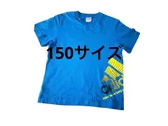 adidas 青 Tシャツ 150サイズ　訳あり　格安　レディースS サッカー