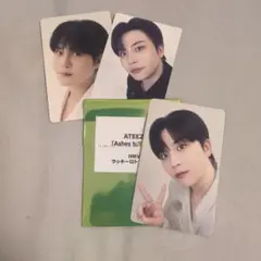 ATEEZ　Ashes to Light　HMV　ラキロト　トレカ　ジョンホ