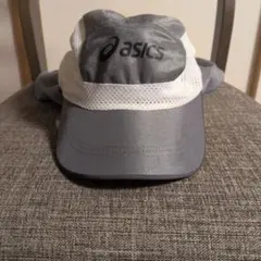 ASICS キャップ　サハラタイプ　グレー