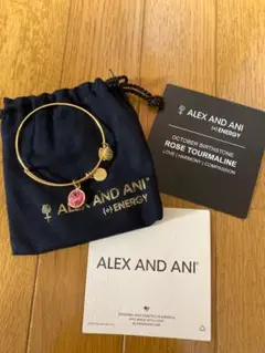 ALEX AND ANI ローズトルマリン バングル